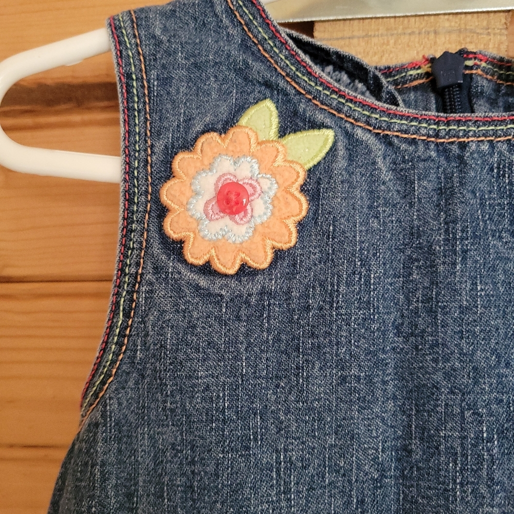 Gymboree Toddler Girl Jean Dress, 2T - Picture 5 of 9